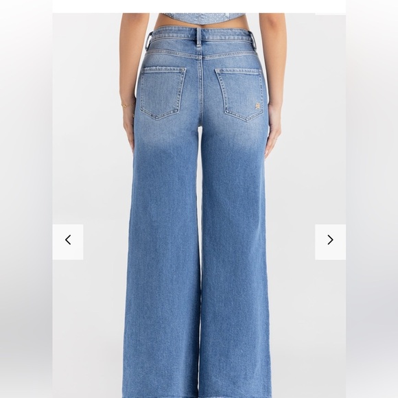 Miss Me Flare Jeans in Classic Blue - Picture 2 of 5